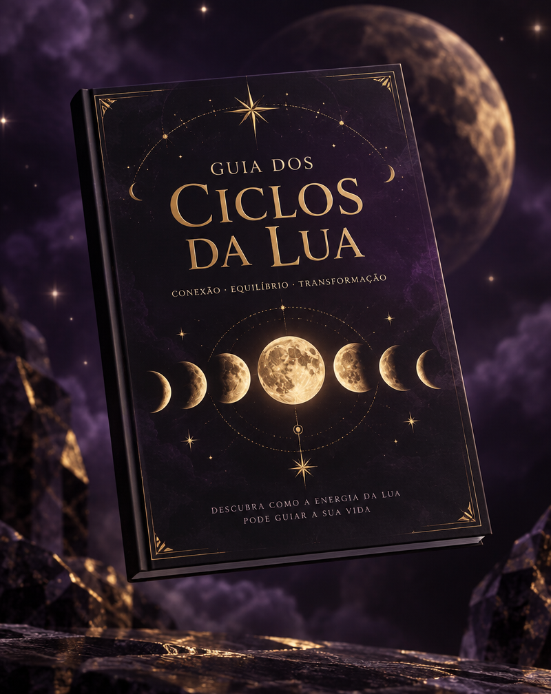 Capa do bônus Guia Simbólico dos Ciclos da Lua
