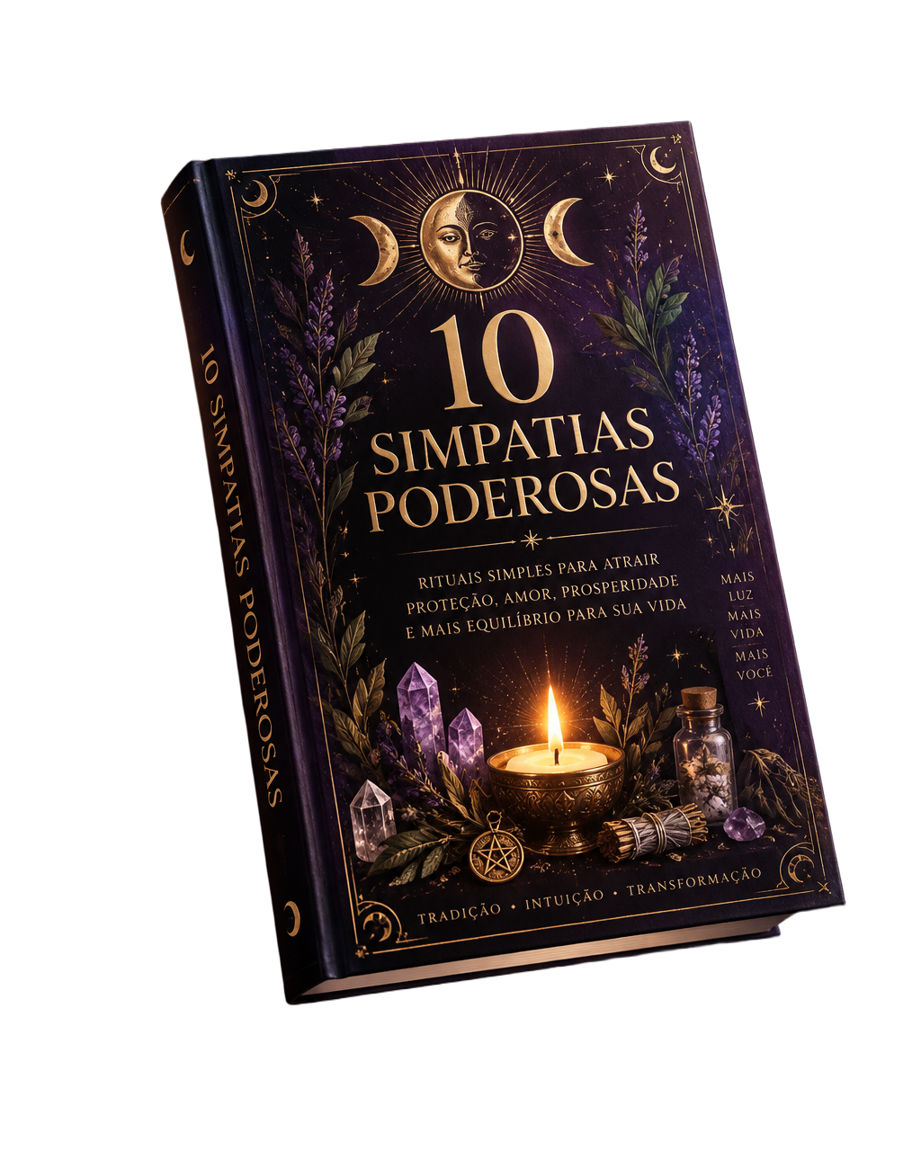 Capa do Livro das 10 Simpatias Poderosas